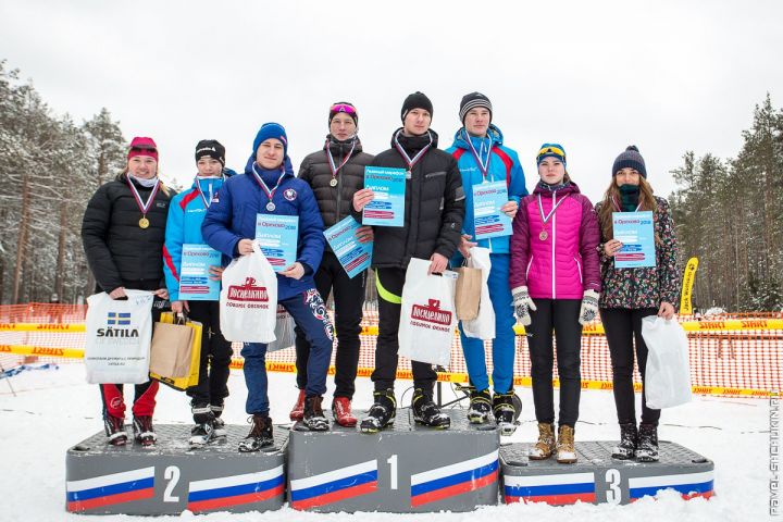 Награждение участников лыжного старта 10км